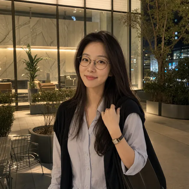 도시 야경 프로필