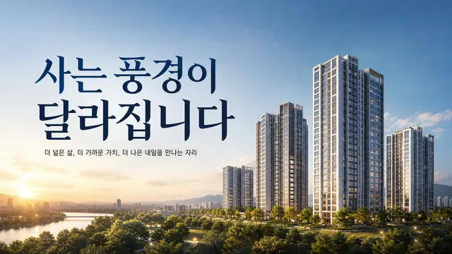 프리미엄 주거 홍보