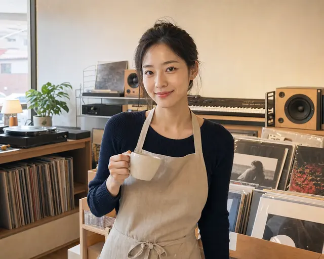 레코드 숍의 오후