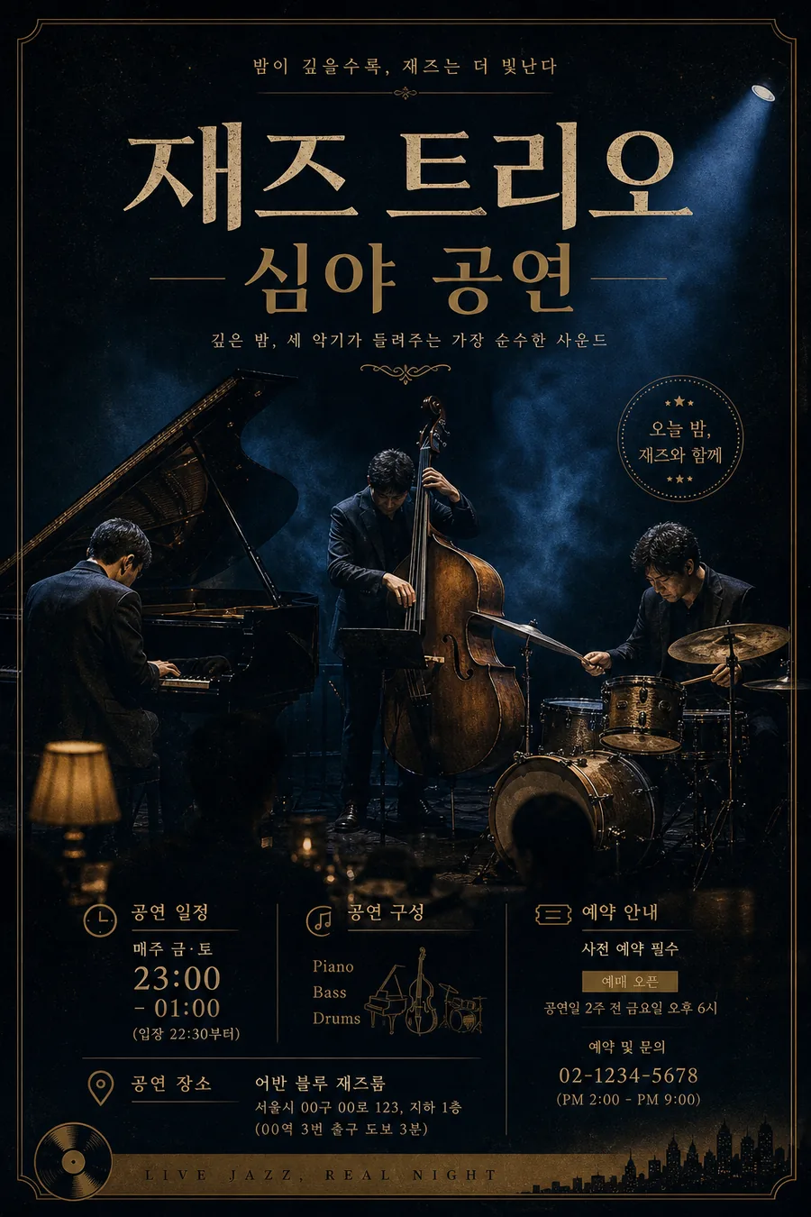 심야 재즈 트리오