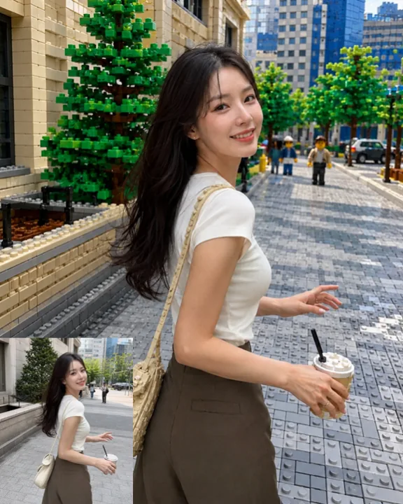 레고 도시 속 산책