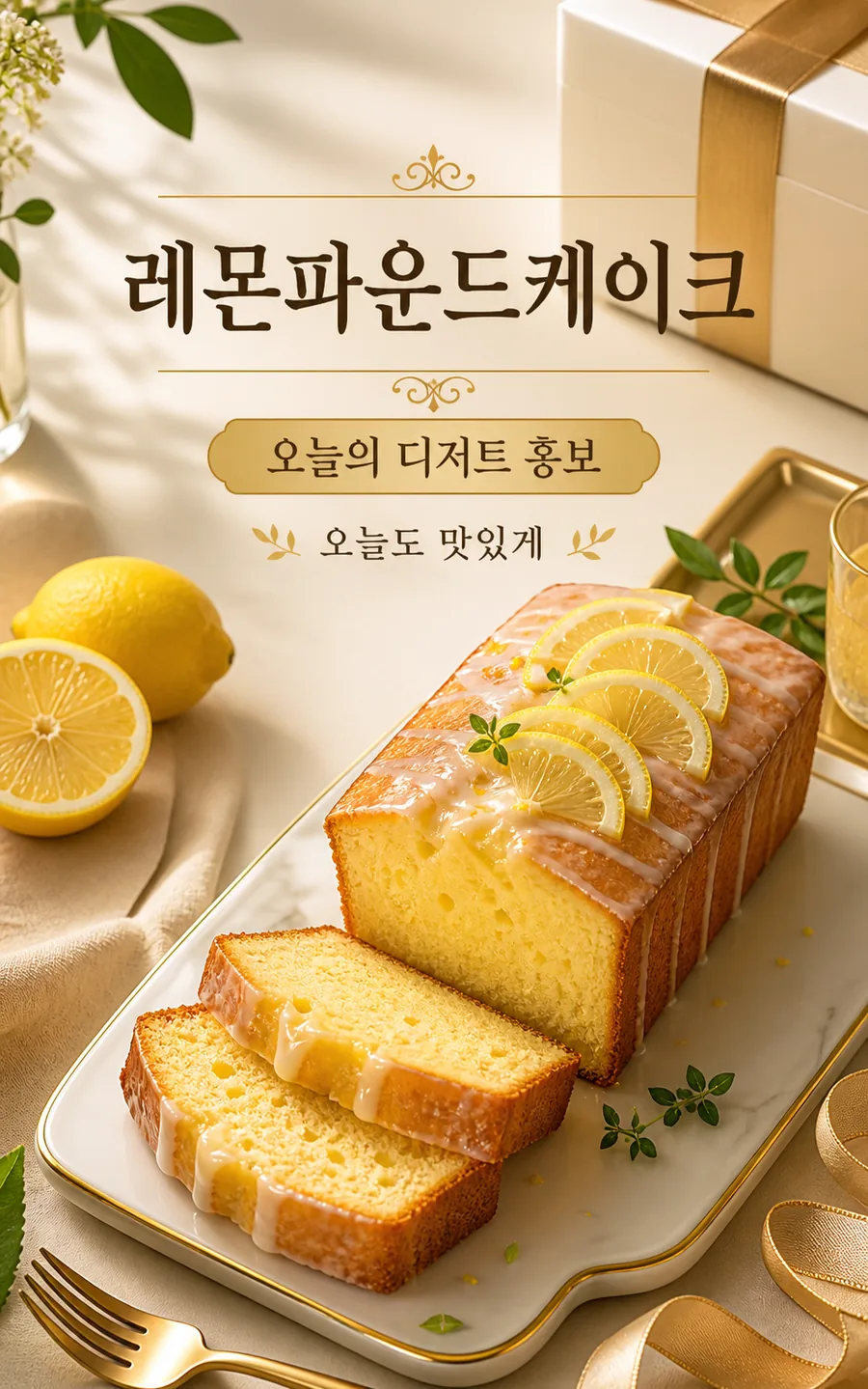 오늘의 레몬 파운드