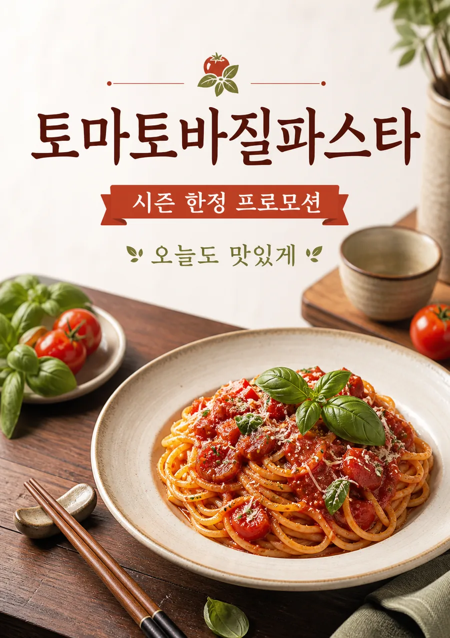 모던 바질 파스타