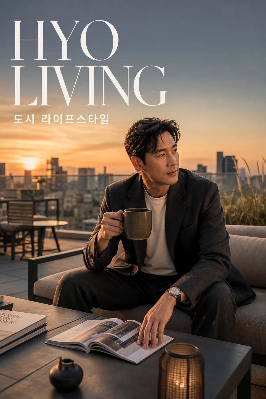 노을빛 테라스 화보