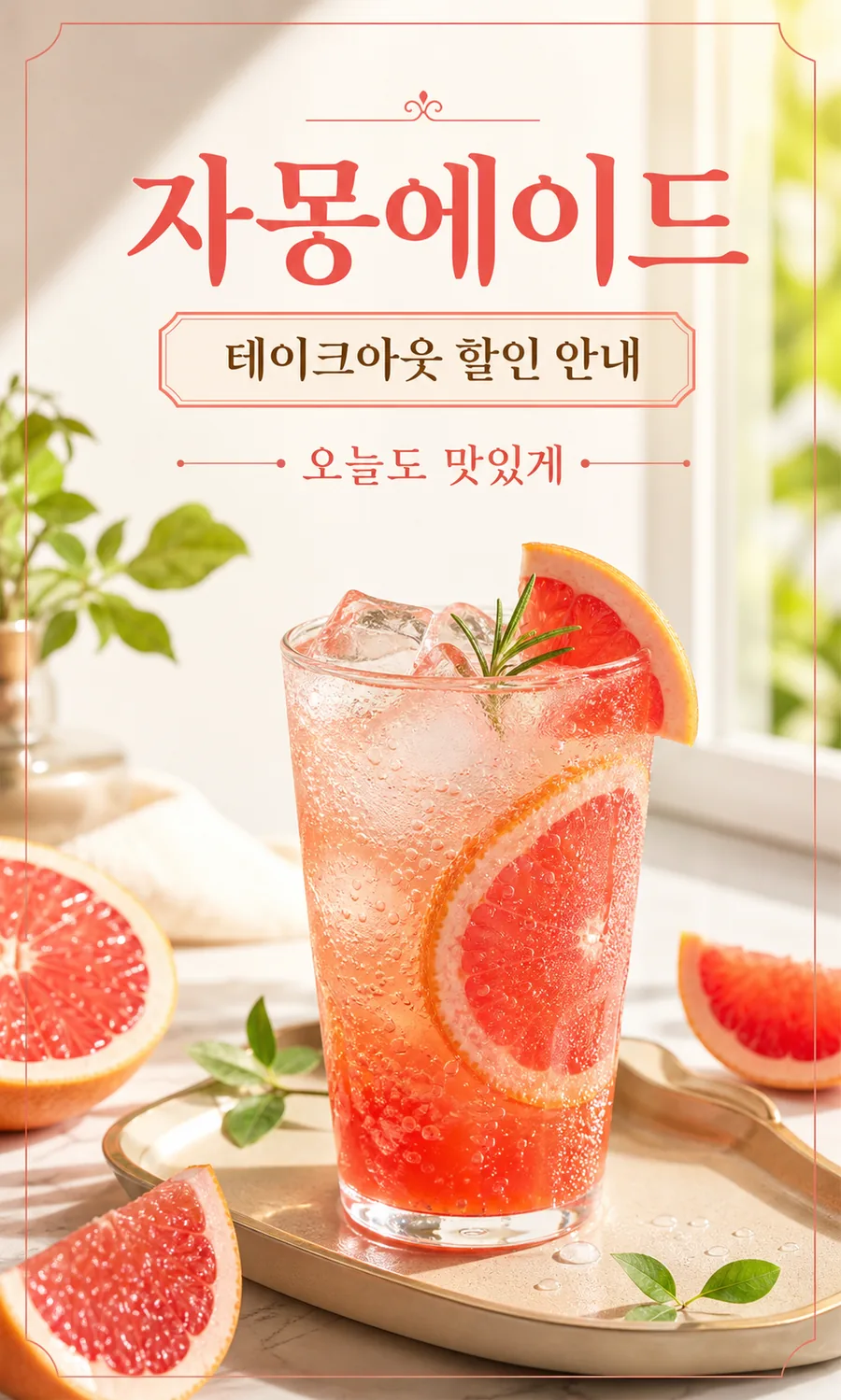 햇살 자몽 에이드