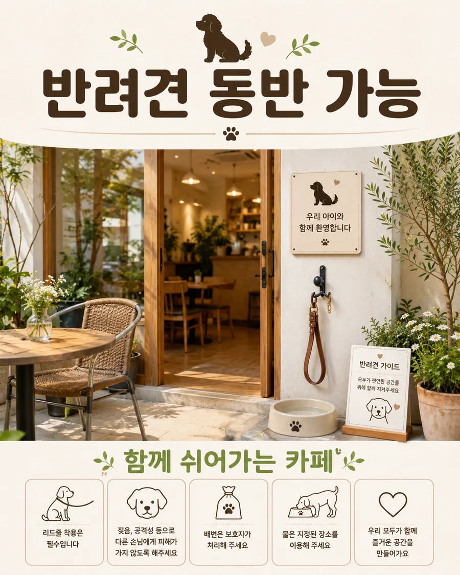 반려견 환영 카페