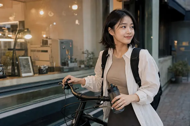 현상소 앞 아바타 스냅