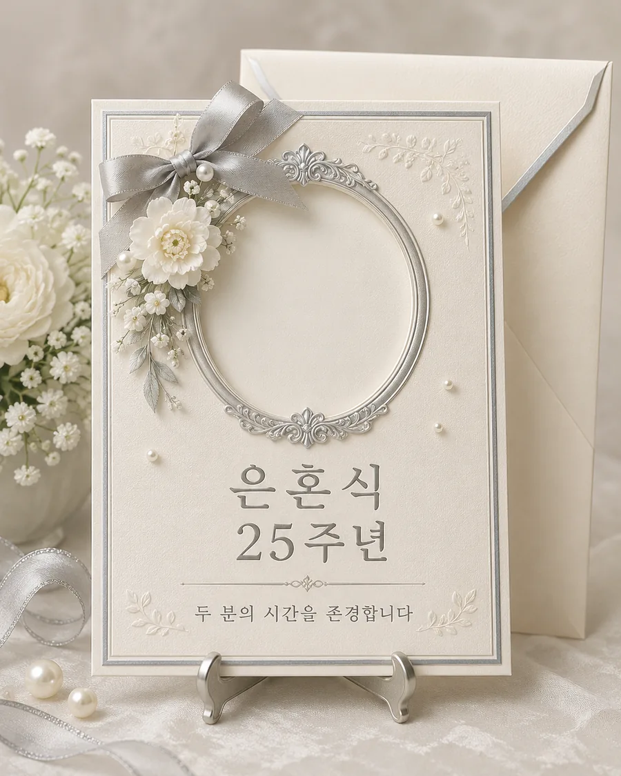 은혼식 기념 카드