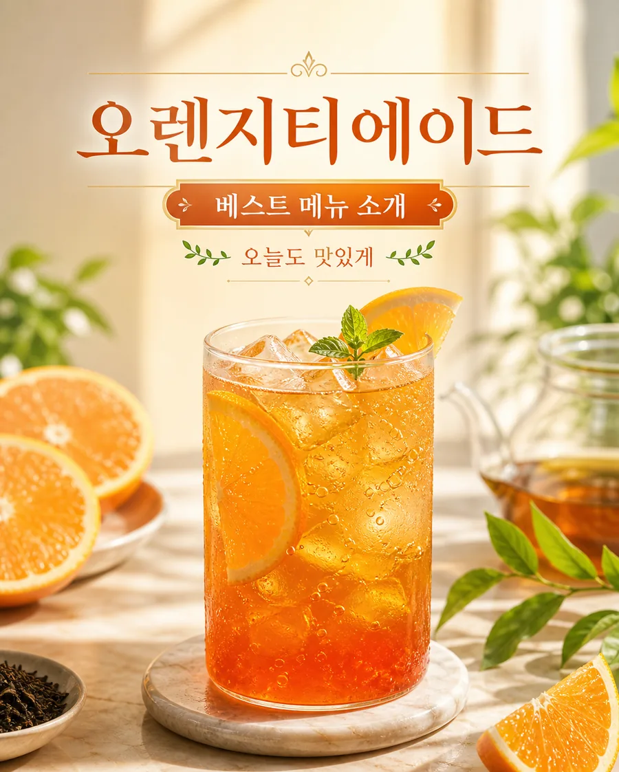 오렌지 티에이드 포스터