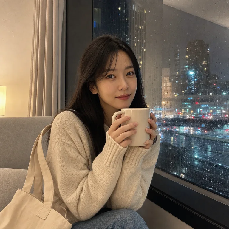 포근한 밤 창가
