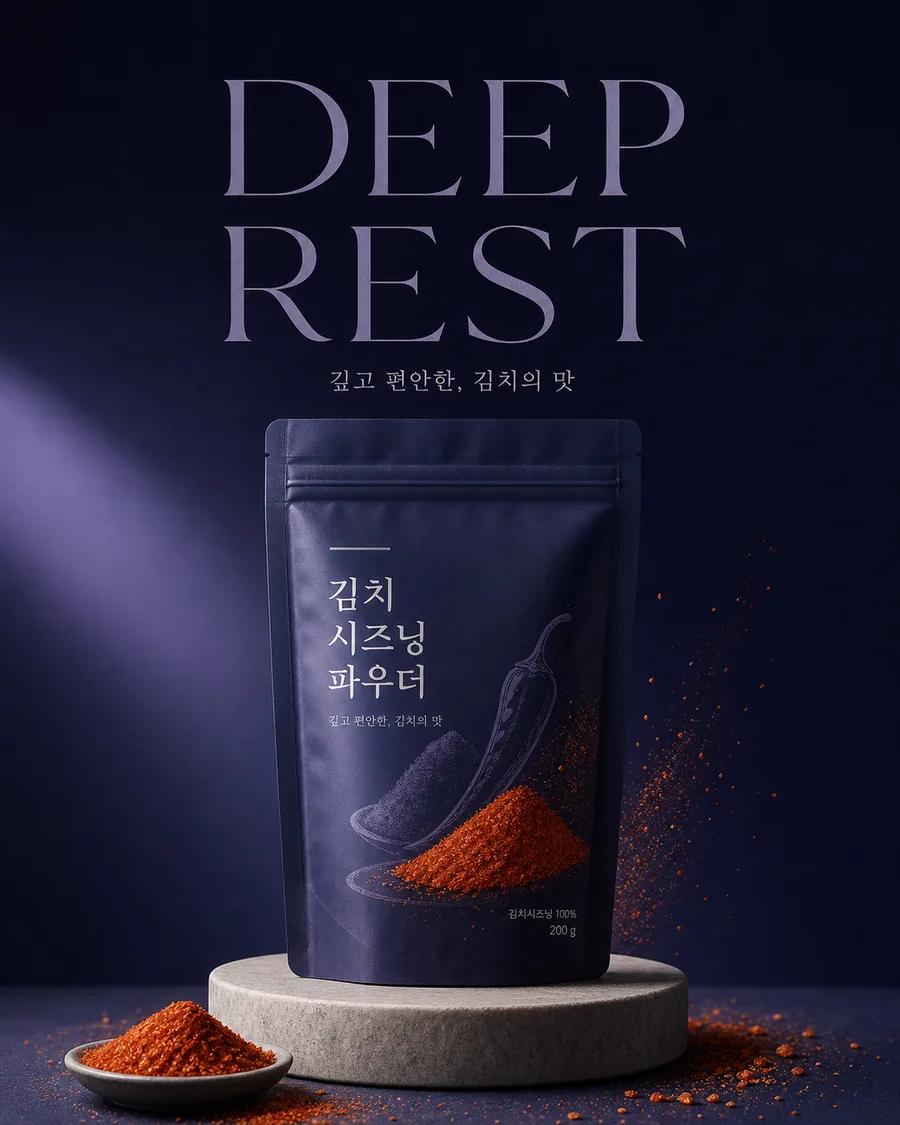 깊은 맛 시즈닝 포스터