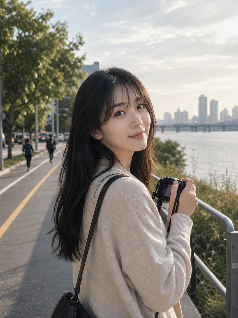 한강 산책 스냅