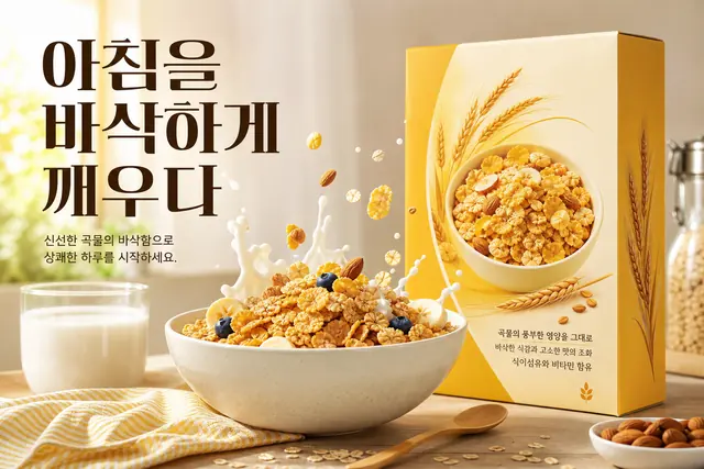 바삭한 아침 시리얼