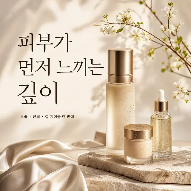 프리미엄 스킨케어 광고