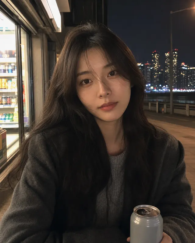 밤거리 편의점 스냅