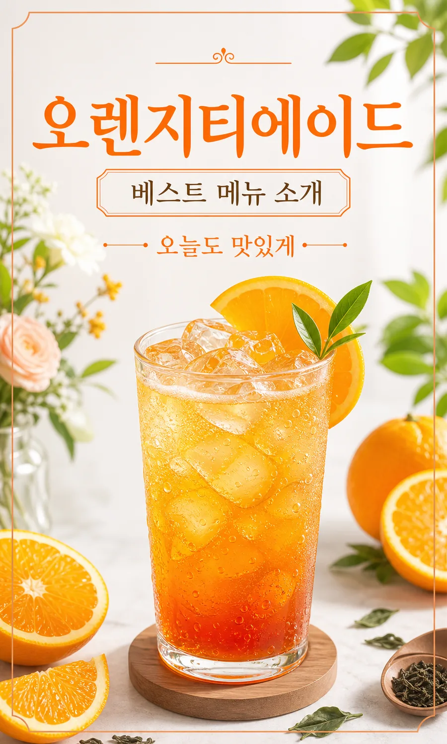 오렌지 티에이드 포스터