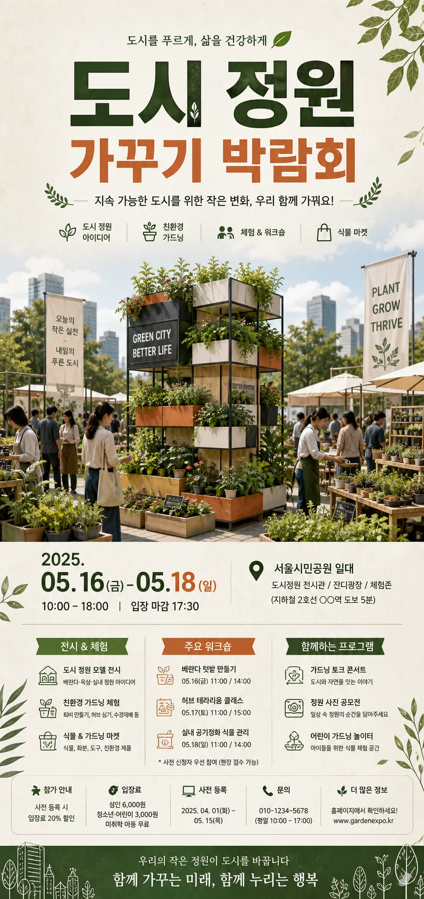 초록빛 도시 정원