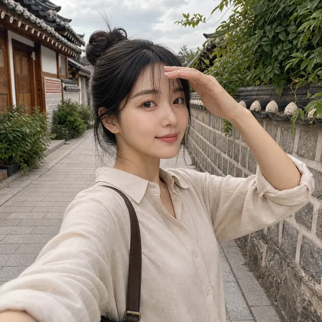 한옥마을 골목 스냅