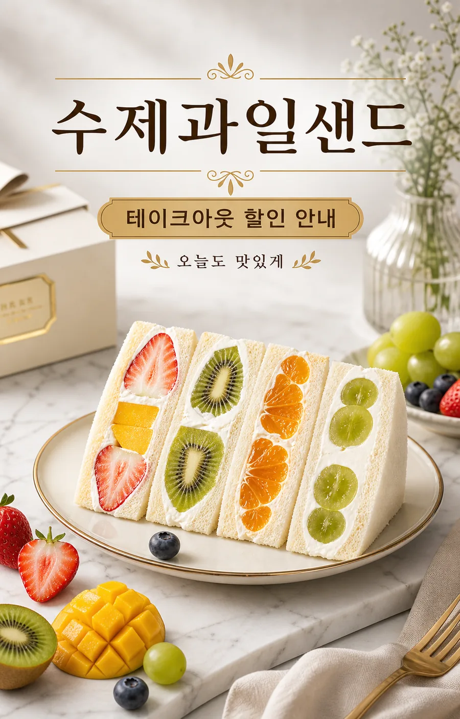 브런치 샌드 포스터
