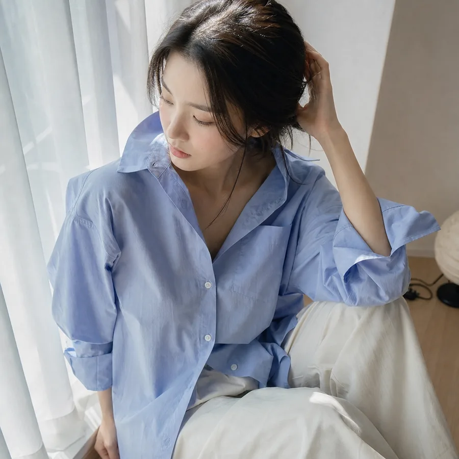 창가 패션 화보