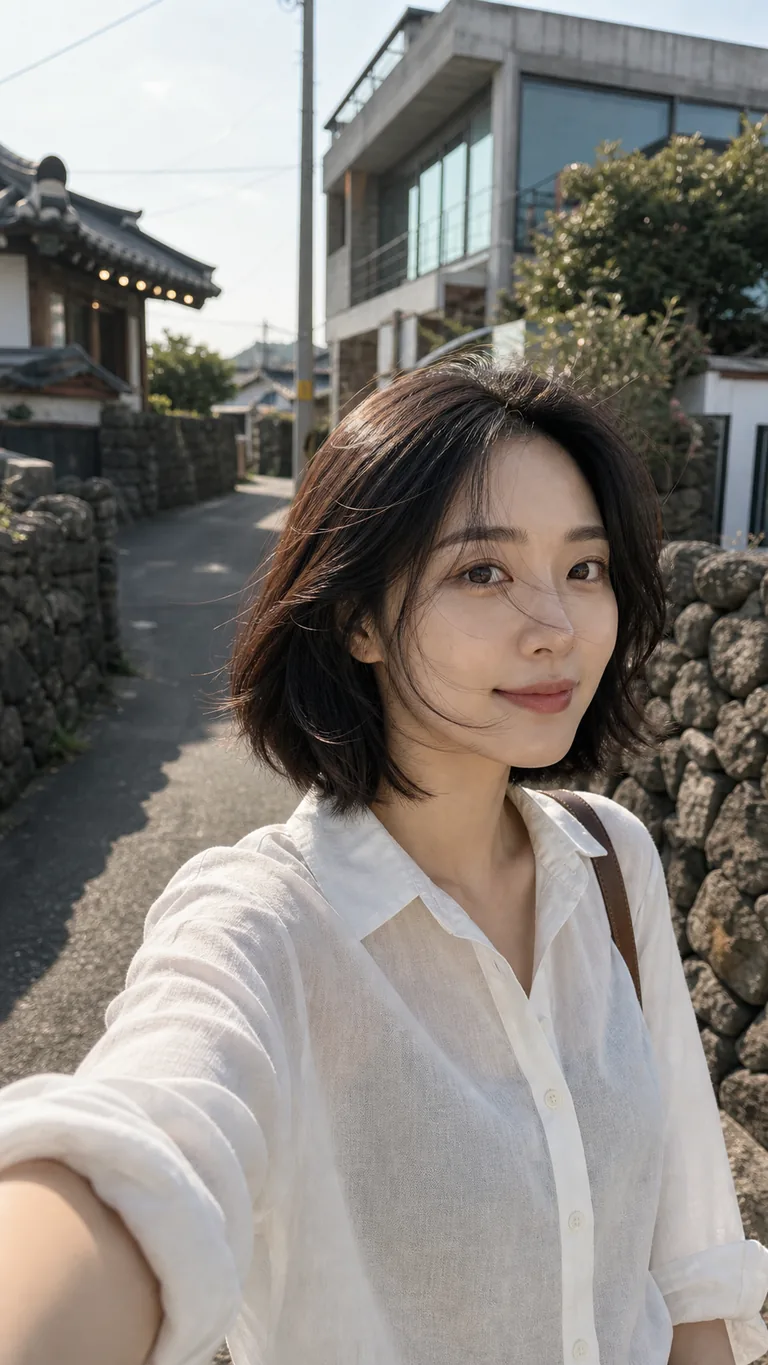 골목길 산책 셀피