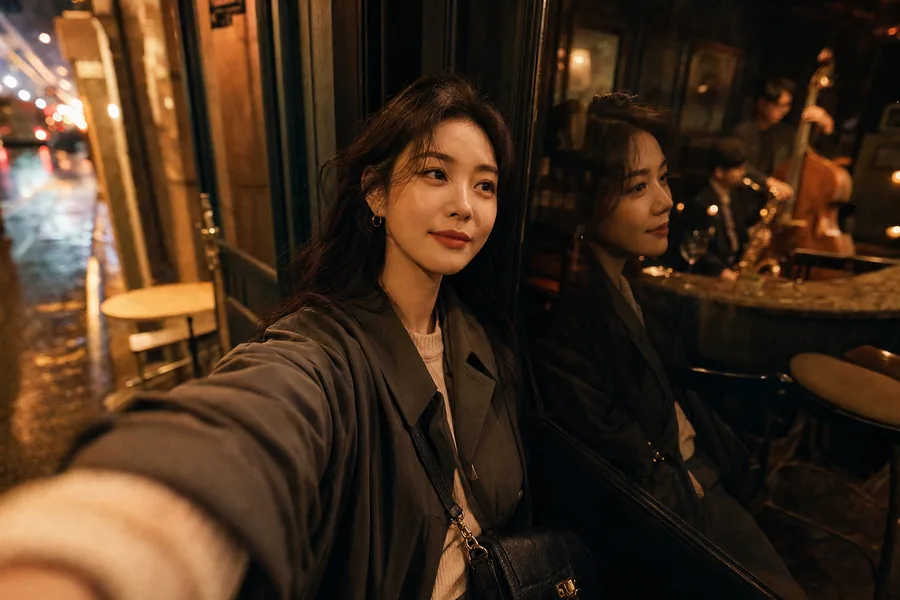 재즈 바의 밤, 몽환 셀카