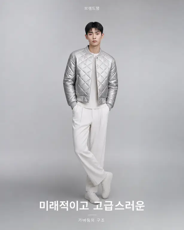 실버 퀼팅 미니멀 캠페인