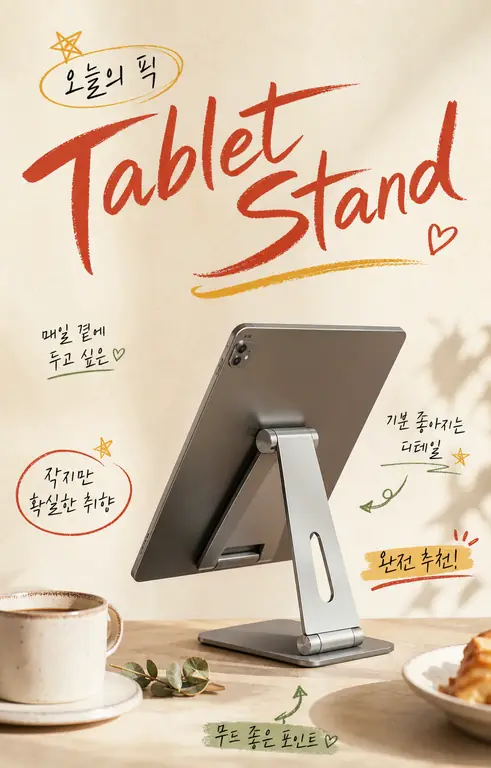 감성 태블릿 스탠드
