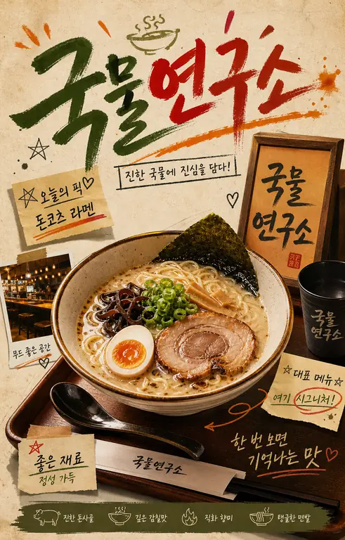 국물연구소 돈코츠 라멘