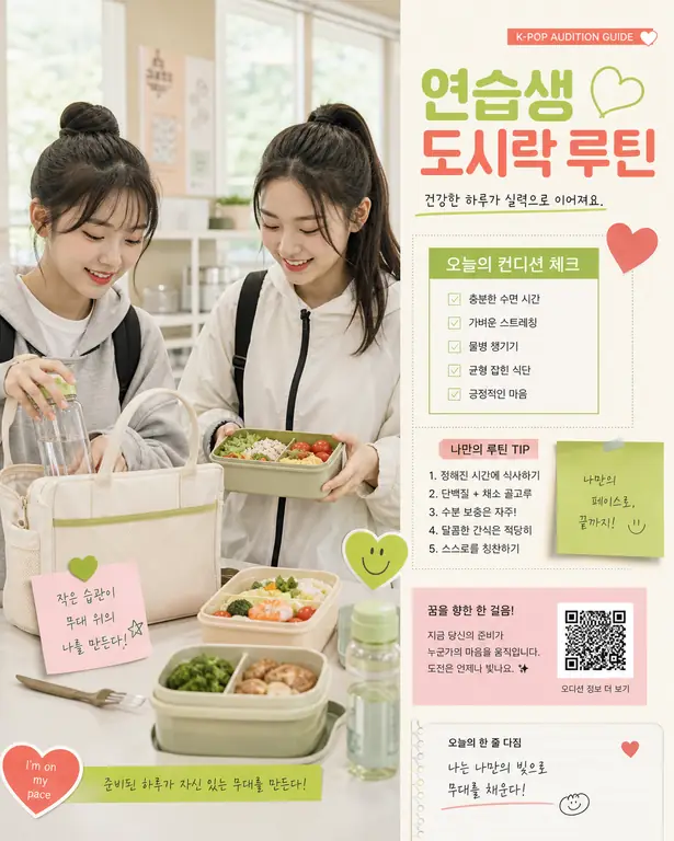 K팝 연습생의 건강 루틴