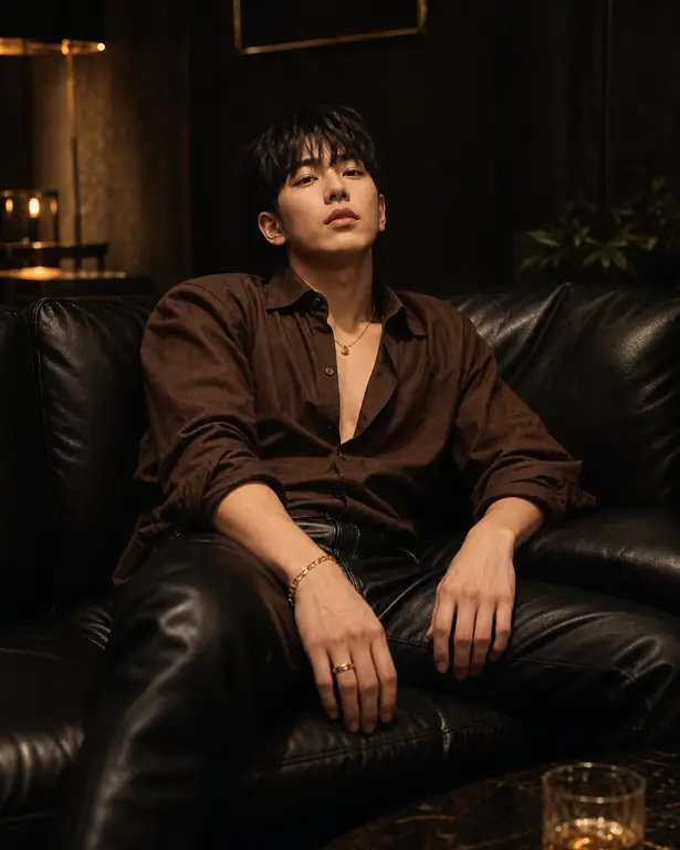 라운지 시크 남성 화보