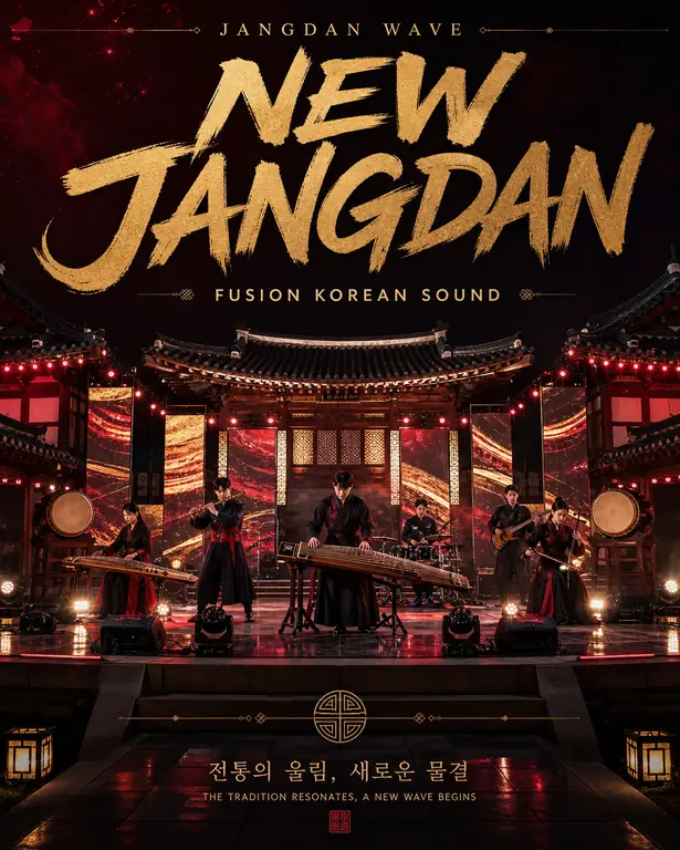 국악 퓨전 밴드 포스터