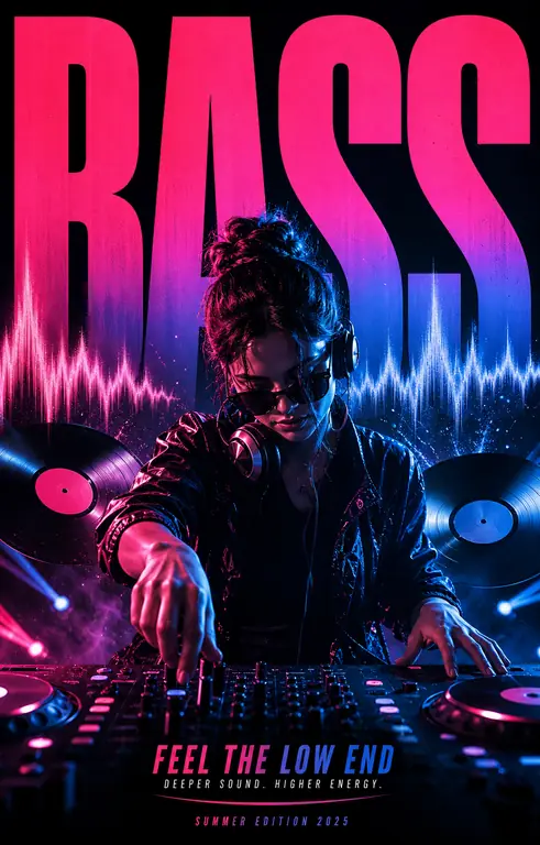 DJ 포스터