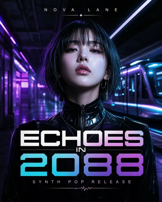 신스팝 보컬 포스터