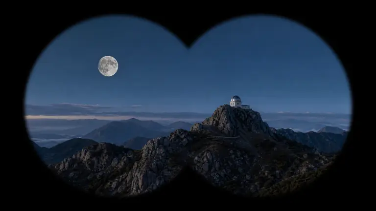 망원경 뷰 / Binocular View