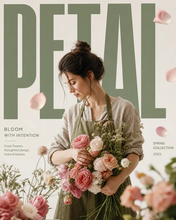 플로리스트 포스터