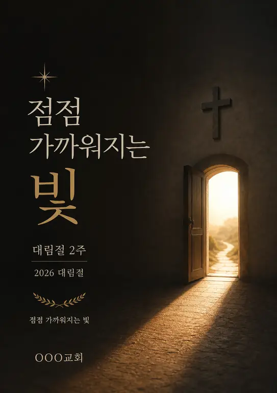 점점 가까워지는 빛