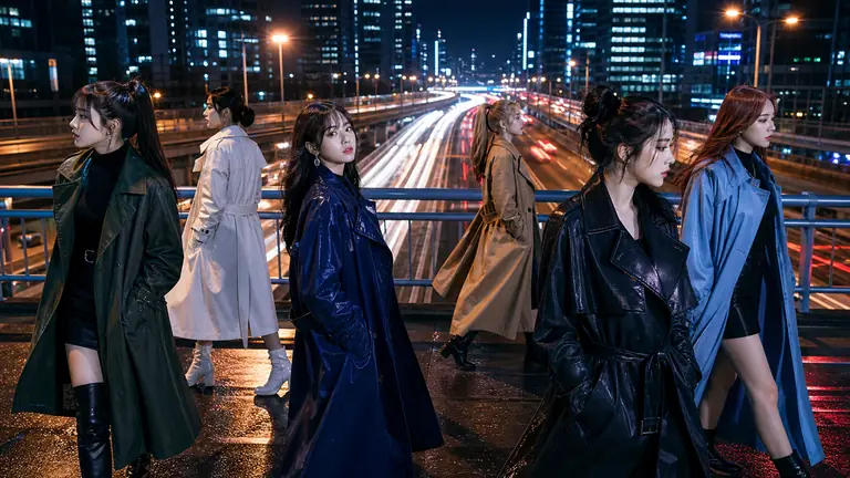 네온 도시의 밤