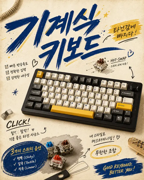 손맛 나는 기계식 키보드
