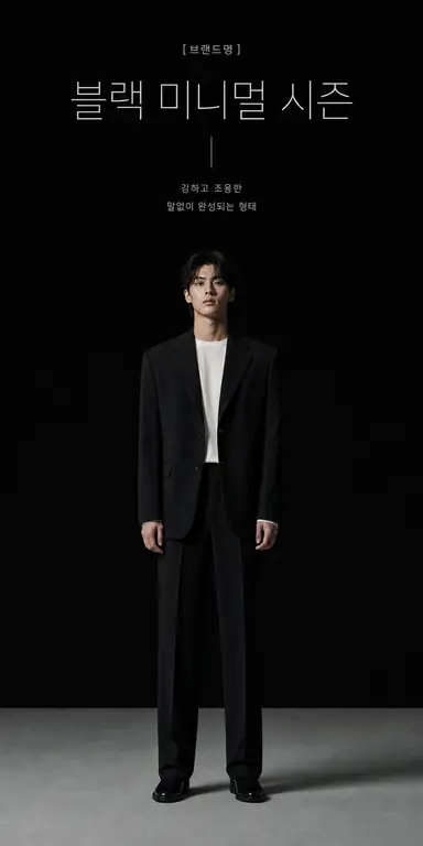 블랙 미니멀 시즌
