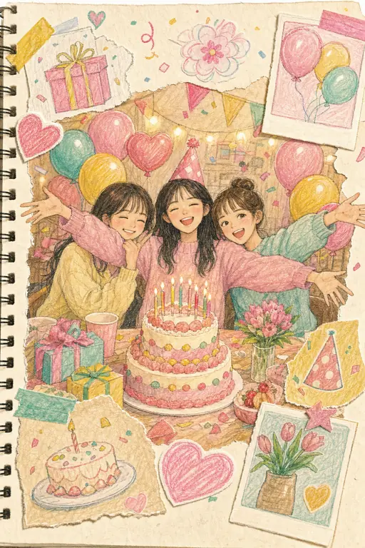 행복한 생일 추억