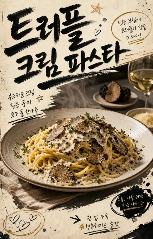 트러플 파스타 포스터