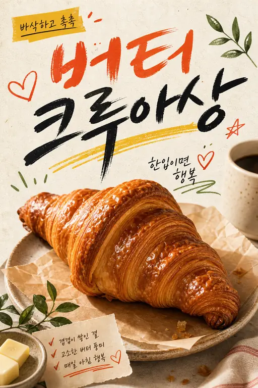 바삭 촉촉 크루아상