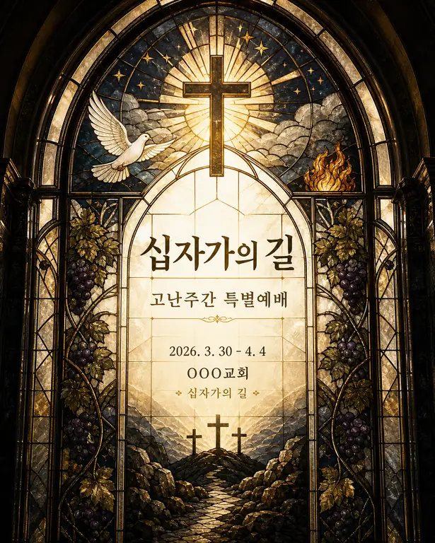 스테인드글라스 십자가의 길