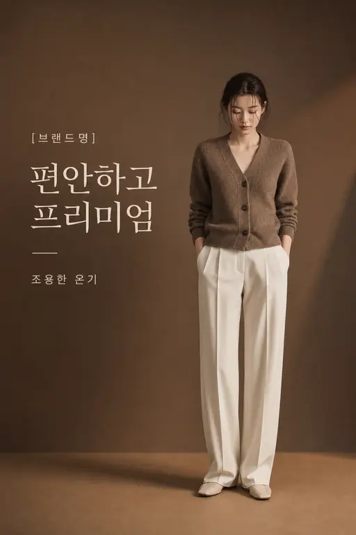 따뜻한 브라운 니트
