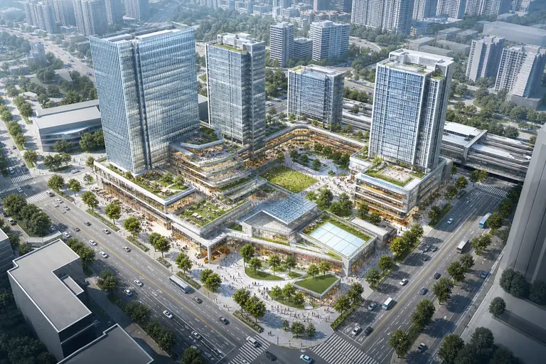 도심 복합단지 조감도