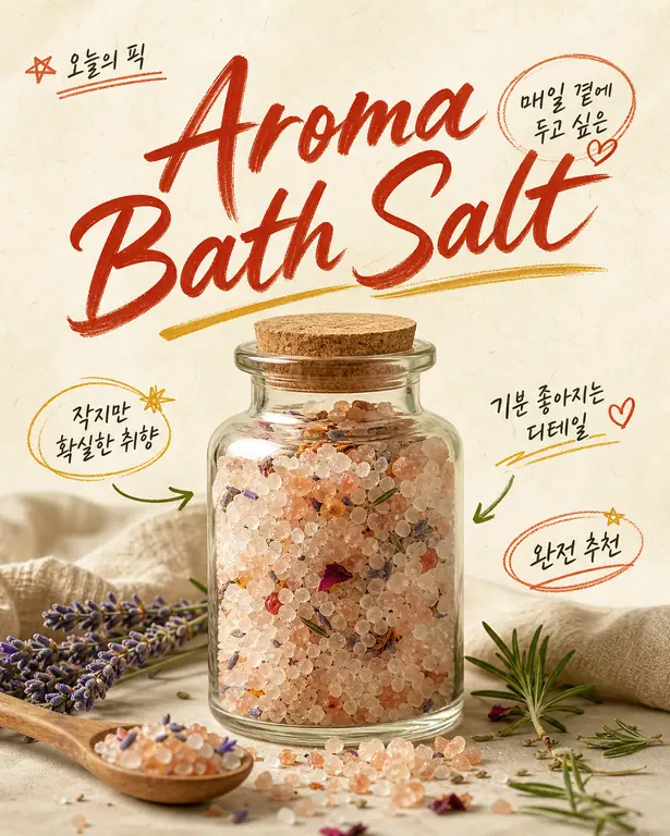 감성 배스솔트 포스터