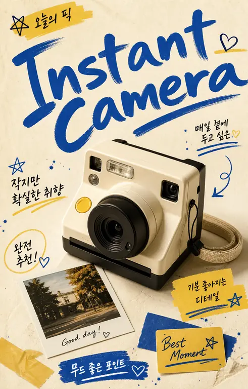 인스턴트 카메라 감성