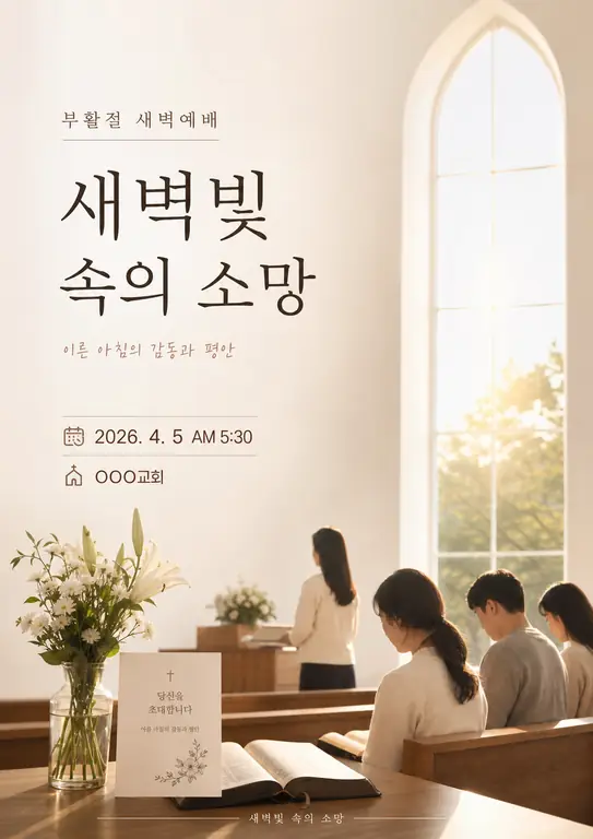 새벽빛 속의 소망 예배
