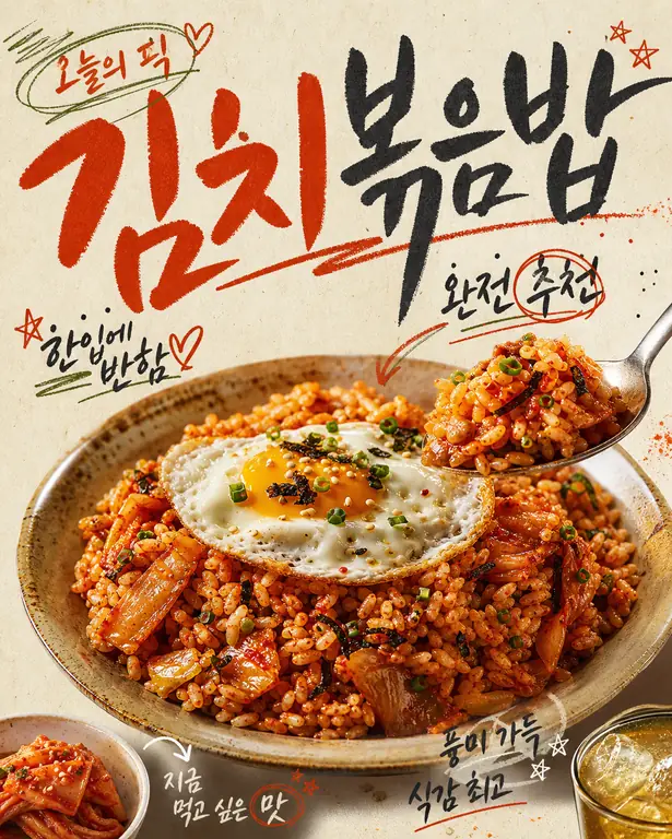 오늘의 픽! 김치볶음밥 포스터